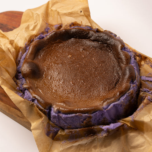 Ube Basque Cheesecake