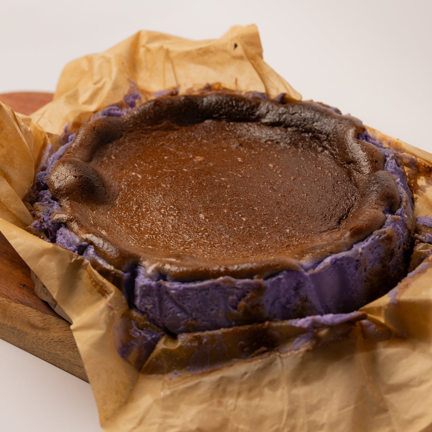 Ube Basque Cheesecake