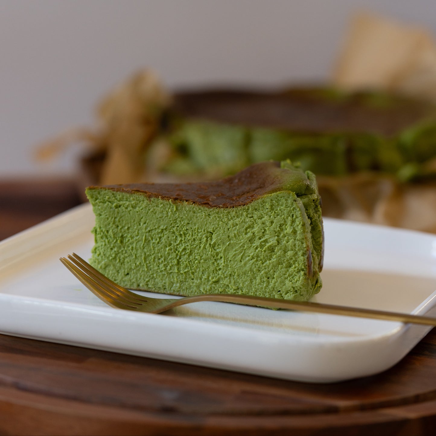 Matcha Basque Cheesecake