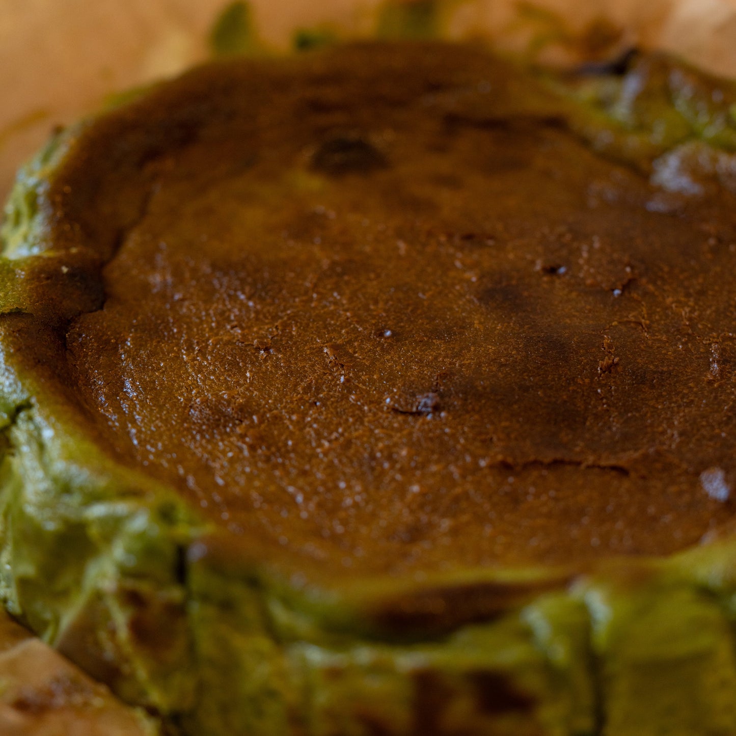 Matcha Basque Cheesecake